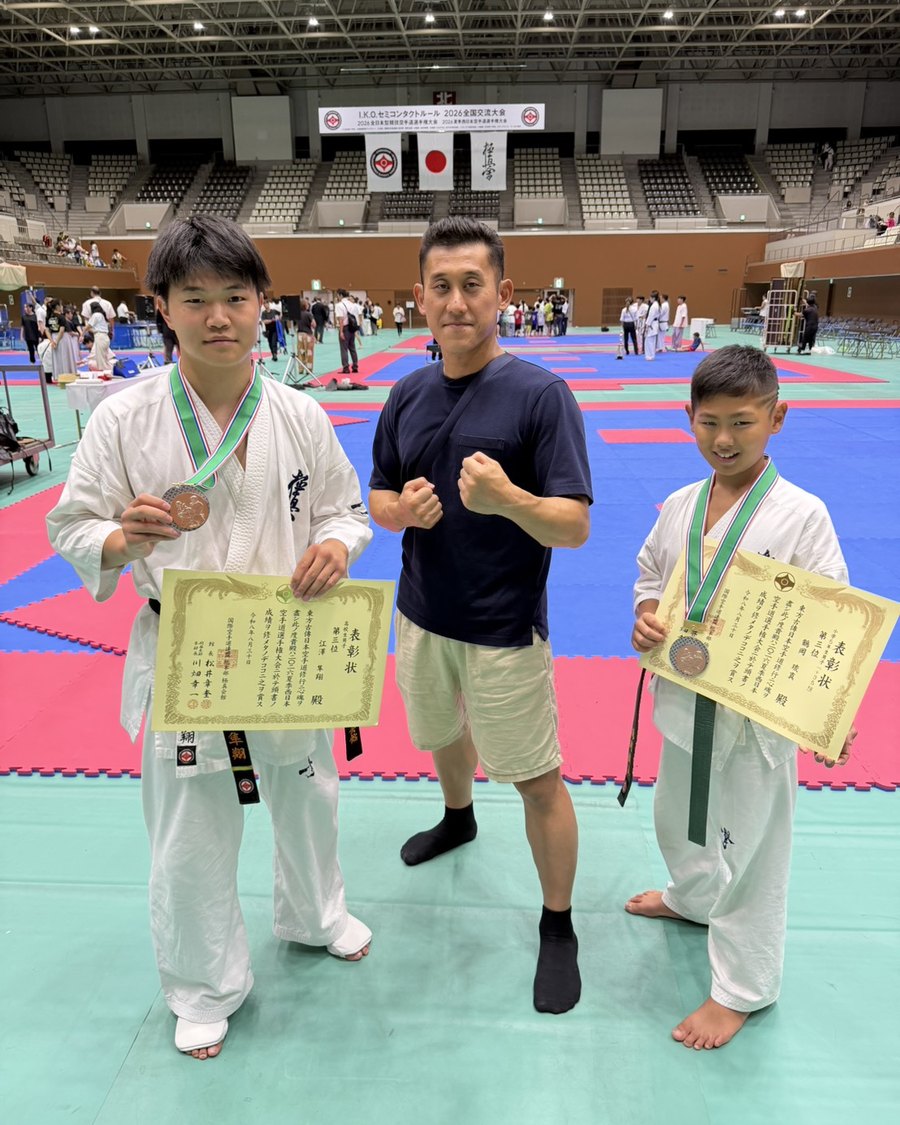 3位入賞のハヤトとリュウマ
